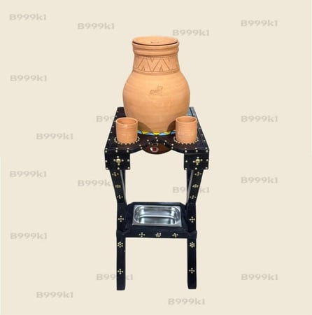 زبر فخار المدينه الاصلي درجه اولى مع قاعده وكاسات