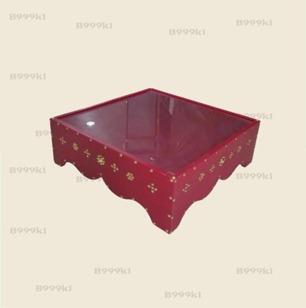 طاولة 60*60 زجاج عادي