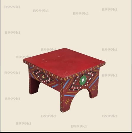 طاوله خدمه 30*30 بدون زجاج ملون