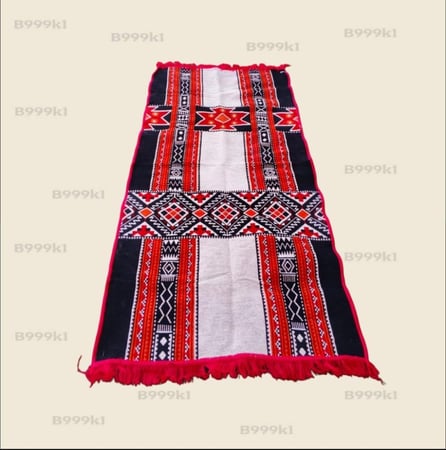 فرشة جلوس نقش وجهين مقاس 100*200 سم