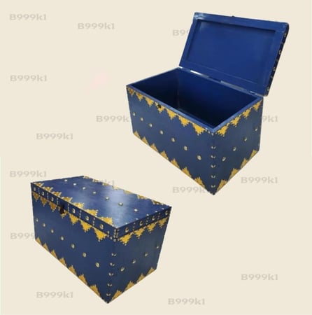 صندوق خشب تراثي مقاس 35*35*60