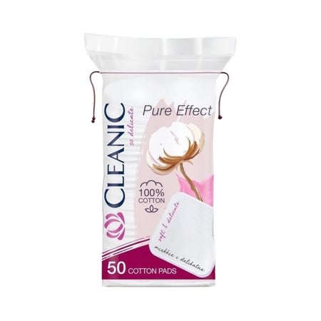 كلينك  وسادات قطنية  قطن مزيل مكياج Cleanic Cotton pads