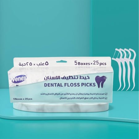 فينكس خيط تنظيف الأسنان 25 حبة*5 علب