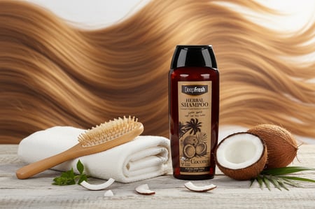 ديب فرش شامبو عشبي بخلاصة زيت جوز الهند 500 مل