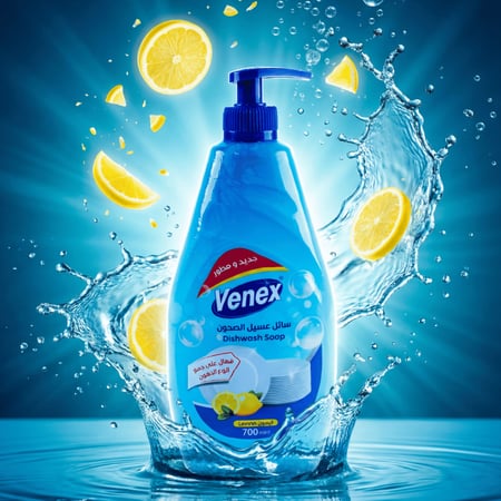 فينكس سائل غسيل الصحون برائحة الليمون 700 مل