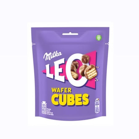 كور شكولاتة ليو ويفر كيوبس جديد وحصري حجم كبير 150 جم