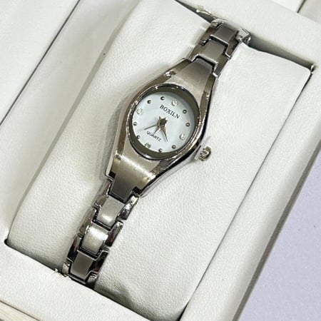 ساعة اطفال رولكس فضي للجنسين