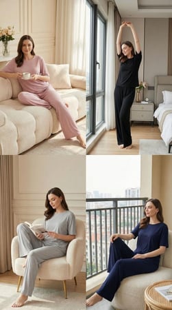 بجامه نسائي ناعم