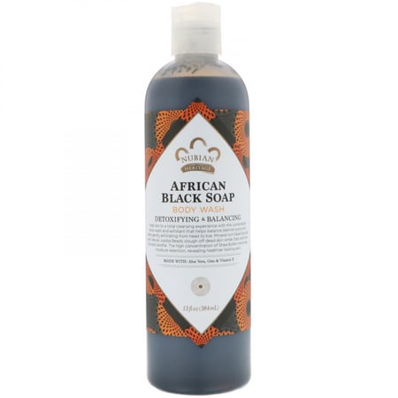 غسول جسم، صابون أسود أفريقي، 13 أونصة سائلة (384 مل)
