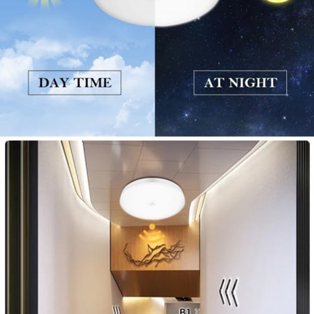 إضاءة ليد 40W موفرة بمستشعر حركة PIR وضوء