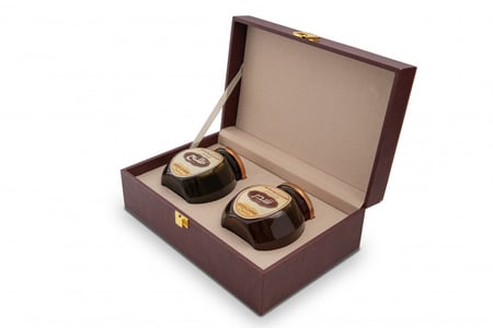 بوكس هدايا مقاس نصف كيلو  عبوتين (بدون عسل)