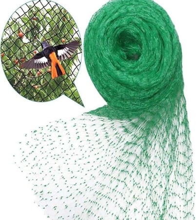 شبك حماية  النباتات من الطيور  4*10 متر