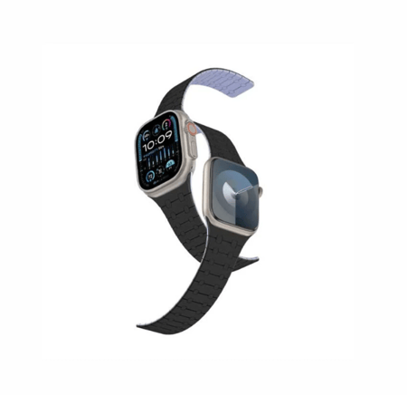 سوار رياضي AmazingThing ساعة ابل 49/45 - اسود وبنفسجي