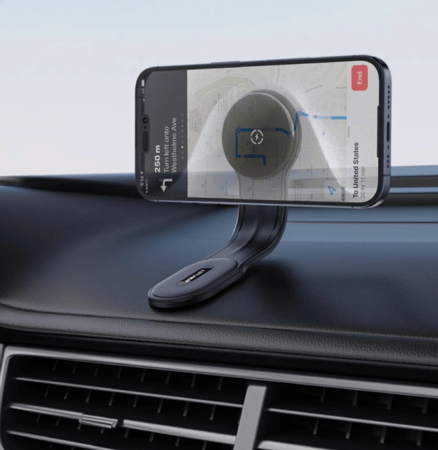 ستاند وشاحن AceFast D21 وايرليس للسيارة