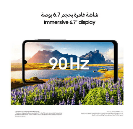 جوال سامسونج جالكسي A07 سعة 128جيجا رام 4 جيجا 4G لون بنفسجي