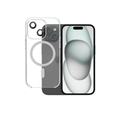 ارمور برو - بكج حماية 2 في 1 ماج سيف لاجهزة ايفون 15 بلس - شفاف