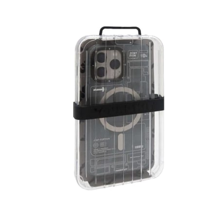 كفر حماية يونغ كيت تك ماج سيف ايفون 15برو ماكس - رمادي