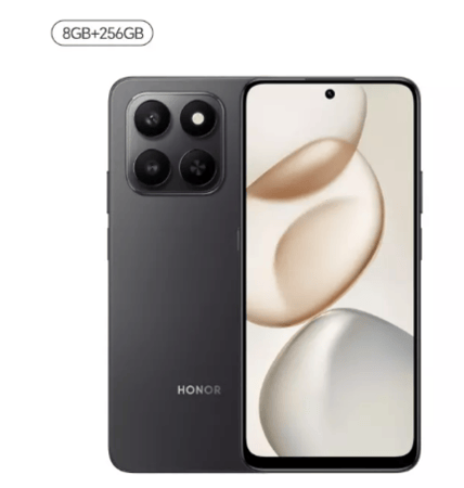 جوال هونر x7d ذاكرة 256 جيجابايت، تدعم 5G, رام 8+8 جيجابايت - اسود