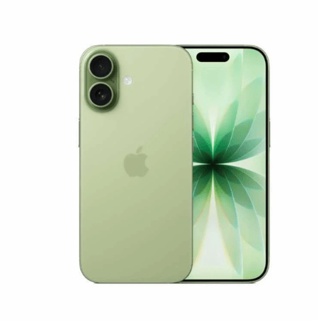 جوال ابل ايفون 17 سعة 256 جيجا 5G لون اخضر رمادي