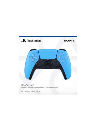 يد تحكم بلايستيشن 5 لاسلكي ازرق فاتح