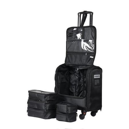 شنطة مكياج محافظ مقلميات - 5 شنط بداخلها