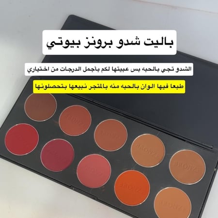 باليت شدو برونز بيوتي - 10 درجات