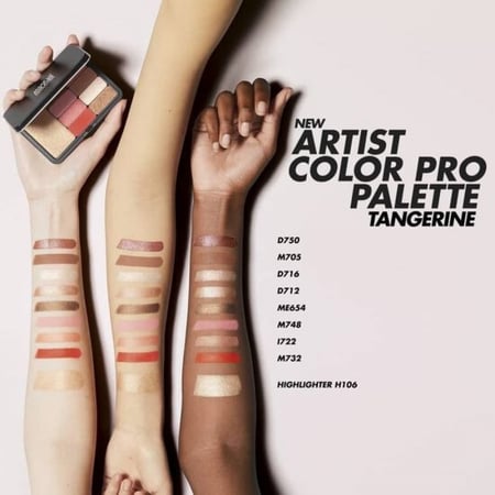 علبة ظلال العيون آرتست كولور برو باليت من ميك اب فور ايفر -003تانجرين