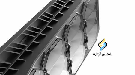 كشاف شارع بالطاقة الشمسية مقاسات متعددة