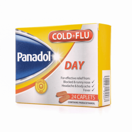 بانادول كولد اند فلو داي 24 قرص | لتخفيف اعراض البرد والزكام