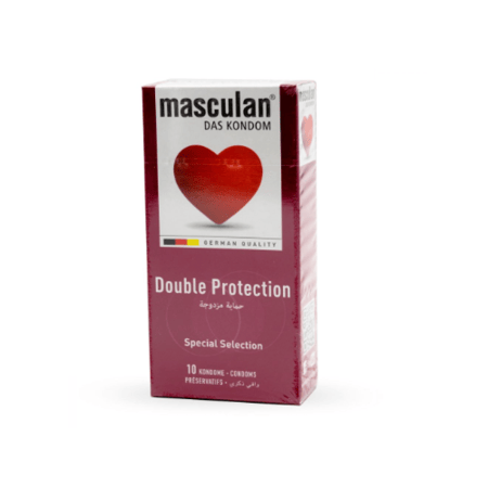 ماسكيولان واقي ذكري حماية مزدوجة 10 حبات
