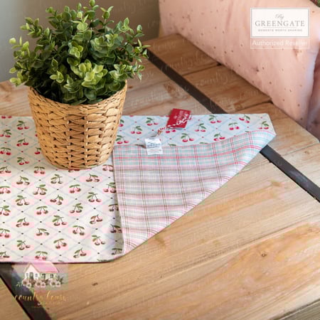 0102 مفرش من جرين جيت بوجهين Cherry