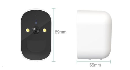 كاميرا طاقة شمسية لاسلكية واي فاي تصوير  1080P HD قابلة للشحن