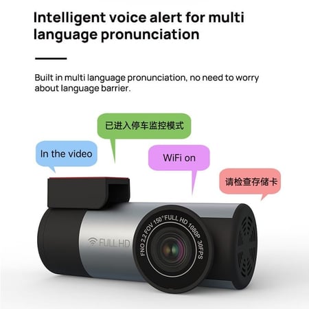 داش كام HD تصوير عالي الجودة مزودة ب WI-FI
