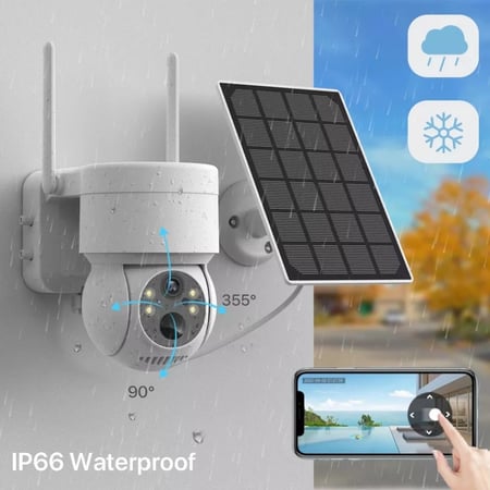 كاميرا كاميرا مراقبة طاقة شمسيةكاميرا مرامراقبه متحركة WIFI طاقة شمسيه