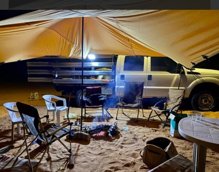 شريحة انارة سنارة للرحلات