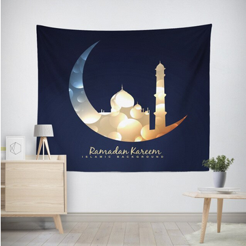 زينة جدارية رمضانية للشهر الكريم بأشكال و رسومات مميزة لاجواء رائعة 150×150 سم