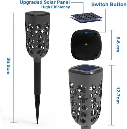 مصباح حديقة يعمل بالطاقة الشمسية