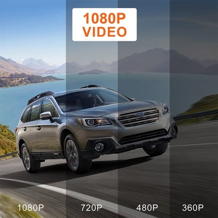 مراية سيارة داش كام HD اماميه وخلفيه تصوير عالي الجودة