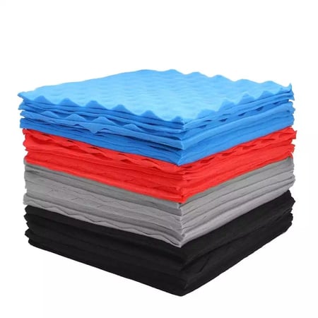 ألواح فوم صوتية عزل الصوت العلاج KTV كاريوكي اسود