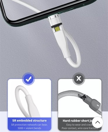 كابل شحن مغناطيسي لشحن  جوالات الايفون