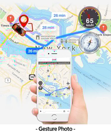 داش كام 4k كاميرا تسجيل فيديو للسيارات رؤية ليلية