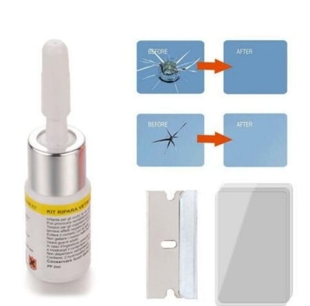 منتج إصلاح زجاج السيارات المكسور