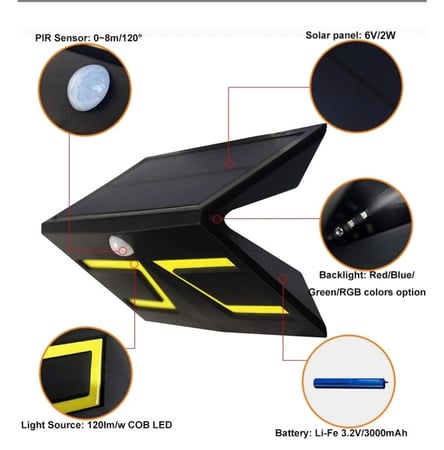 كشاف طاقة شمسية تسوق من داخل السعودية