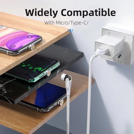 كابل شحن مغناطيسي لشحن  جوالات سامسونج  وصلاتmicro