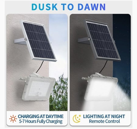 كشاف فلود لايت 200 واط 6000 كالفن  شركة سمايكل العالميه