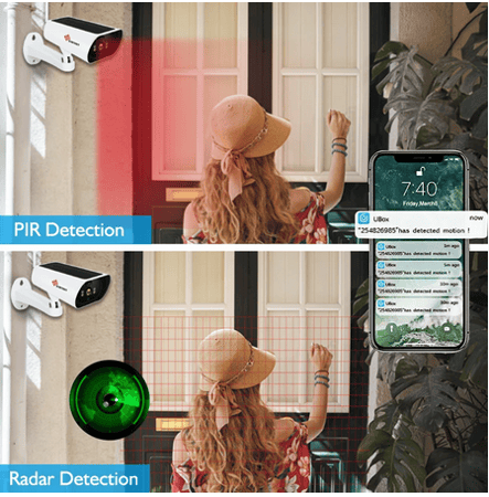 كاميرا مراقبة 4G  تعمل بالطاقة الشمسية دقة 1080P 4G