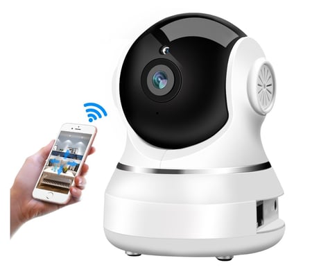 كاميرا مراقبة ذكية متحركه عالية الدقه تحكم عن بعد