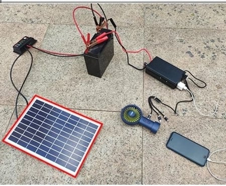بكج منظومة تعمل بالطاقة الشمسية للرحلات