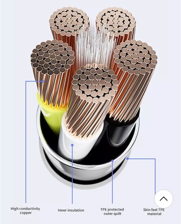 كابل شحن مغناطيسي لشحن  هواوي والاجهزة الصينيه
