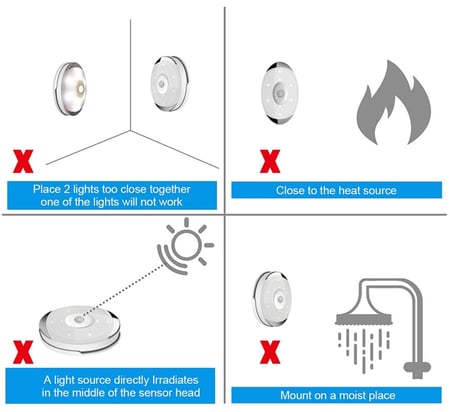 لمبه صغيره حساس تعمل بالحركة كهرباء